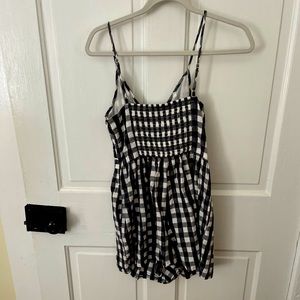 American Eagle gingham romper